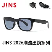 JINS 2026潮流墨鏡系列 (URF-26S-102-94) 黑色(藍色鏡片)