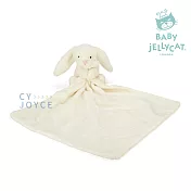 英國 JELLYCAT 安撫巾 典雅白兔