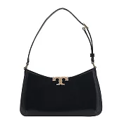 TORY BURCH Eleanor Slim 水鑽LOGO手提肩背包- 黑