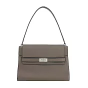 TORY BURCH Lee Radziwill 翻蓋單肩包(大/多色選)- 橡木灰