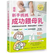圖解新手媽媽成功餵母乳：把握產後60天追奶期，無痛疏通塞奶、石頭奶！一次搞懂親餵、瓶餵的所有秘訣（隨書附贈吸乳器喇叭罩測量尺）