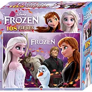 冰雪奇緣 108片盒裝拼圖(B)