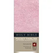 Holy Bible: New Living Translation Pink LeatherLike Thinline New Testament with Psalms & Proverbs