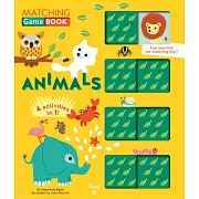 配對機關書：動物 (含四種互動遊戲) Animals Matching Game Book: 4 Activities in 1! (Matching Game Books, 1)