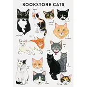Bibliophile Flexi Journal - Bookstore Cats