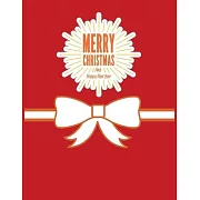 Merry Christmas and Happy New Year: Lined writing notebook journal for christmas lists, journal, menus, gifts, and more