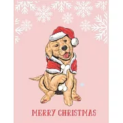 Merry Christmas: Christmas Notebook - Holiday Planner- Black Paper Journal With Lined Black Pages - 8.5x11 Size - 100 pages - Soft Matt