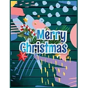 Merry Christmas: Best Christmas Blank Lined Notebook Journal, Notebook Gift 110 pages 8.5 x 11’’’’ Blank Lined Journal - ... - for Journa