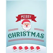 Merry Christmas: Blank Lined Notebook Journal, Notebook Gift 110 pages 8.5 x 11’’’’ Blank Lined Journal - ... - for Journalism, Notes, Co