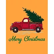 Merry Christmas: Beautiful Christmas Journal Gift Item with Beautiful Interior Design 8.5＂ x11＂ 110 pages