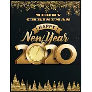 Merry Christmas: Cute Christmas 8.5x11 Lined writing notebook journal for christmas lists, planning, menus, gifts, and more; Christmas