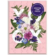 Say It with Flowers Xoxo Greeting Card Puzzle