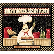 Home Is in the Kitchen 2023 Deluxe Wall Calendar