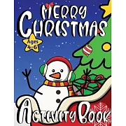 Merry Christmas Activity Book For Kids