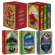 【魔法機關書】哈利波特 1-3集套書，MinaLima團隊親自設計（美國版）Harry Potter 1-3 Box Set: MinaLima Edition