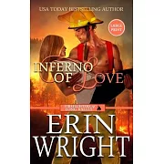 Inferno of Love: A Forbidden Love Fireman Romance (Large Print - Hardcover)