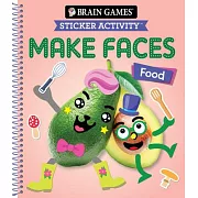 Brain Games - Sticker Activity - Make Faces: Food (Age 3 Years and Up): Volume 2