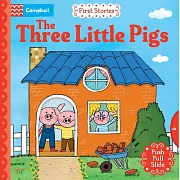 經典童話 硬頁遊戲書：三隻小豬（附故事音檔）The Three Little Pigs: A Push, Pull, Slide Book (Campbell First Stories)