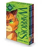 《貓戰士》首部曲全彩漫畫#1-3套書 Warriors Graphic Novel: The Prophecies Begin #1-#3