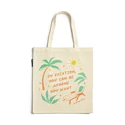 美國Out of Print托特包／Emily Henry: On Vacation You Can Be Anyone Tote Bag