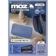 moz時尚單品：皮革長夾（sky blue ver.）