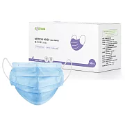 沃康 醫用口罩(未滅菌)(雙鋼印)-成人平面 藍色(50入/盒)