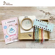 【HobbyEasy】可愛動物刺繡 幸福的青鳥