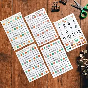 Dimanche感壓貼套組 [日期v.2]