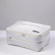 CUBICO｜壓縮收納包 M 極地銀