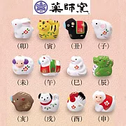 (單支裝)日本-藥師窯 招福干支系列 錦彩招福 兔