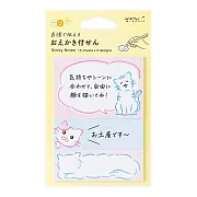 MIDORI 自由創作表情便利貼- 貓咪