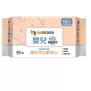 UNIDESIGN 純水嬰兒柔膚濕巾(超厚型)80抽