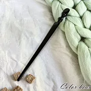 【卡樂熊】雲紋幻彩系列．簡約醋酸幻彩造型髮簪/盤髮器(四色)- 夜幕沉光