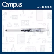 KOKUYO Eric聯名viviDRY黑墨中性筆- 透明藍