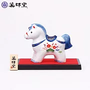 日本-藥師窯 招福干支系列 染錦招福馬（大）