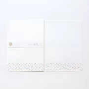 【日本Wa-Life】紙福一刻｜翠sui 美濃和紙信紙 ‧ 七寶紋樣