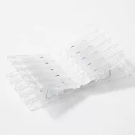 [MUJI無印良品]PC衣夾.鋁角衣架用/8A