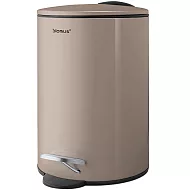 《BLOMUS》Tubo腳踏式垃圾桶(棕3L)