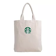 [星巴克]簡約帆布肩揹提袋
