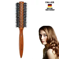 德國FALLER芙樂 FSC櫸木黑豚鬃圓珠熱塑梳 捲髮梳 54MM 吹蓬捲髮好助手