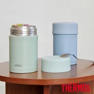 【THERMOS膳魔師】 不鏽鋼真空食物燜燒罐0.5L 冰川藍 (JBN-501-SB)