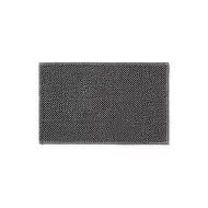 【MUJI 無印良品】棉鬆絨浴室地墊/M墨灰