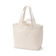 【MUJI 無印良品】帆布雙把手托特包 原色