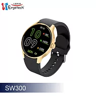 ERGOLINK 人因科技高亮AMOLED全圓心率血氧通話手錶  SW300 耀石黑