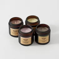 【MUJI 無印良品】芬香蠟燭.迷你/木質香味/12入