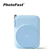 【Photofast】AllDay充 Qi2多功能行動電源(豆腐頭 x 快充線 x 行動電源，最小的萬用充) 藍色
