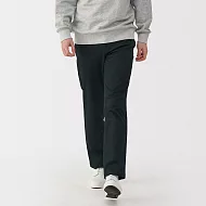 【MUJI 無印良品】男彈性綾織合身褲 88 黑色