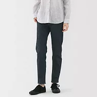 【MUJI 無印良品】女彈性丹寧合身直筒褲 27 暗藍