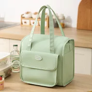 【好拾選物】大容量便當保冰袋/野餐袋/午餐提袋-26*20*28CM -綠色