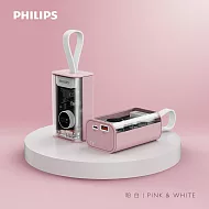 PHILIPS 飛利浦 透視外殼行動電源 三色可選 DLP5715C 粉白